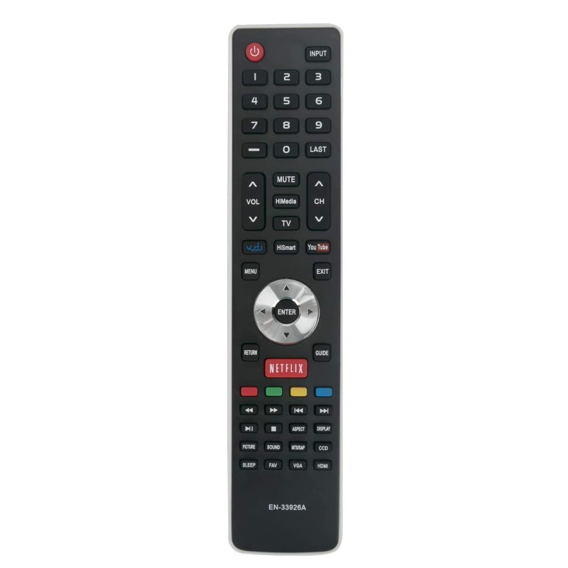 econtrolly New EN-33926A EN33926A Replace Remote Fit for Hisense TV 32K366W 40K366WB 32K20DW 32K20W 40H5 50K610GWN 55K610GWN XV5849 32H5B 40H5B 40K366WN 48H5 50H5B 50H5G 50H5GB EN33925A - Image 1